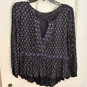 Boho Peplum Blouse